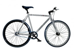 Gotty Bicicletas de carretera Bicicleta FIXIE Gotty FX-40, Cuadro Fixie Acero 28", Llantas doble pared, pion fijo, Bielas de aluminio, tija de silln de aluminio, color blanco