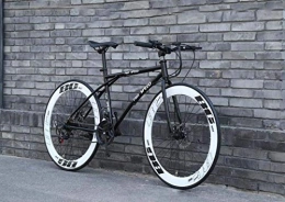 lqgpsx Bicicleta Bicicletas de carretera para hombres y mujeres, bicicletas de 24 pulgadas y 26 pulgadas, solo para adultos, cuadro de acero de alto carbono, carreras de bicicletas de carretera, bicicletas con freno