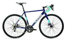 Cinelli Bicicleta Cinelli Semper Disc Bicycle Bicicleta de Carretera Completa, Unisex, Blue Destinity, S