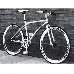 LWJPP Bicicleta De 26 pulgadas bicicletas con suspensión de acero al carbono completa Bicicletas de carretera con frenos de doble disco, velocidad 24 bicicletas de suspensión completa Bicicletas MTB for los hombres /