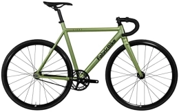 FabricBike Bicicleta FabricBike Light Pro - Bicicleta Fixed, Fixie Urbana, Single Speed, Cuadro y Horquilla Aluminio, Ruedas de Aluminio, 4 Colores, 3 Tallas, 8.45 kg Aprox… (Light Pro Cayman Green, L-58cm)