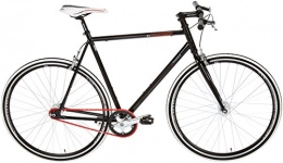 KS Cycling Bicicletas de carretera KS Cycling Essence RH - Bicicleta de fitness, color negro, ruedas 28", cuadro 59 cm