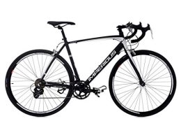 KS Cycling Bicicleta KS Cycling Imperious-Bicicleta de Carreras (28", Altura, Color Negro, Unisex Adulto, RH 56 cm