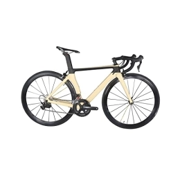 Bicicletas de carretera Mens Bicycle Painted V-Brake Carbon Complete Bike with Kit and Aluminum Wheelset (Size : Medium) ()