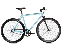 Moma Bikes Bicicletas de carretera Moma Bikes Bicicleta Fixie Urbana, Fixie AzulFixed Gear & Single Speed (Varias Tallas)