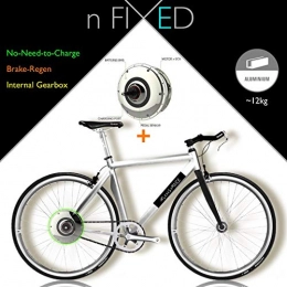 nFIXED.com Bicicletas de carretera nFIXED.com Electric Nude No-Need-to-Charge e-Bike+ (52)