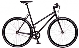 RAY Bicicletas de carretera RAY Pixie Negra Bicicleta Fixie Urbana con Llantas de Perfil 40 (Talla 50)