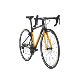 TABKER Bicicleta TABKER Bicicleta de carretera Bicicleta de carretera de aluminio de 22 velocidades vs bicicleta de carreras ultraligera (Color: naranja)