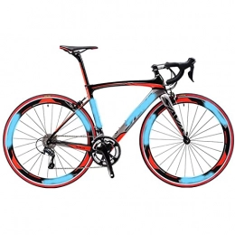 WXXMZY Bicicleta WXXMZY Bicicleta De Montaña 700C Bicicleta De Carretera De Fibra De Carbono Bicicleta De Carretera con Horquilla Delantera (Color : Red)