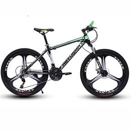 FMOPQ Bicicleta 24 / 26inch Mountain Bikes for Adult Men Women Road Bicycle Suspension Forks and Disc Brakes 21-30 Speeds Optional Multi-Color (Color : White Size : 26inch / 30Speed) (Green 24inch / 24Speed)