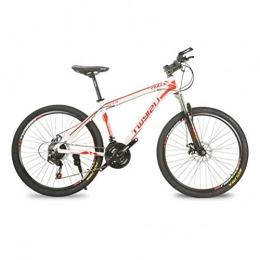 DOS Bicicleta 26"Bicicleta de Montaa Compatible con Aleacin de Aluminio de Bicicleta, Doble Disco, Freno de 21 Velocidades, para Exteriores, Black