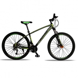 WSS Bicicletas de montaña 26 Pulgadas 21 / 24 / 27 Velocidad MONTAÑA Freno-MECÁNICA: Adecuado para Bicicletas al Aire Libre para Estudiantes Adultos Verde Oscuro verde-27 Velocidad