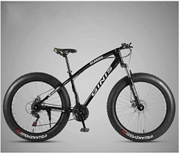 Lyyy Bicicleta 26 pulgadas de bicicletas de montaña, marco de acero de carbono de alta Fat Tire Mountain Trail bicicletas, bicicletas de montaña for mujer Rígidas de los hombres con doble freno de disco YCHAOYUE