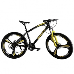 WSS Bicicletas de montaña 26 Pulgadas Tendencia Bicicleta 21-Velocidad Adulto Estudiante montaña Bicicleta-Amarillo