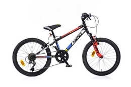 Dino Bikes Bicicletas de montaña 420US-0406 20 pulgadas 27 cm Chicos 6SP Freno de llanta Negro