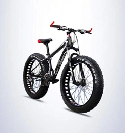 AISHFP Bicicleta Adulto Fat Tire Bicicletas de montaña, Bicicletas de aleación de Aluminio Off-Road de Nieve, Doble Disco de Freno Playa Crucero Bicicletas, 26 Pulgadas Ruedas, 30 Speed