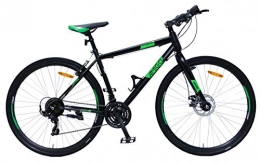 amiGO Bicicletas de montaña AMIGO Control Hardtail Mountain Bike 28 pulgadas 47 cm Unisex 21G freno de llanta negro / verde