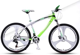 Aoyo Bicicleta Aoyo Bicicleta infantil de montaña de 24 pulgadas, con amortiguación de impactos, cuadro de acero de alto carbono de alta dureza, frenos de disco duros, para adultos con velocidad variable