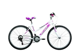 Atala Bicicleta Atala Sunrise 2017 - Bicicleta de montaña para Mujer, 18 V, 26 Pulgadas, Color Blanco y Fucsia