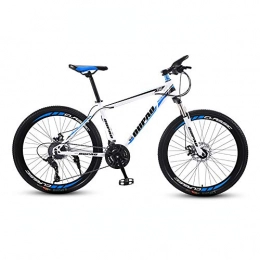 Yuxiaoo Bicicleta Bicicleta, Bicicleta de montaña con 27 velocidades | Bicicleta todoterreno, con asiento ajustable y cuadro de acero con alto contenido de carbono, para adultos y adolescentes, fácil de instalar