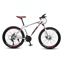 XIAXIAa Bicicleta Bicicleta, Bicicleta de montaña con 27 velocidades | Bicicleta todoterreno, con asiento ajustable y cuadro de acero con alto contenido de carbono, para adultos y adolescentes, fácil de instalar