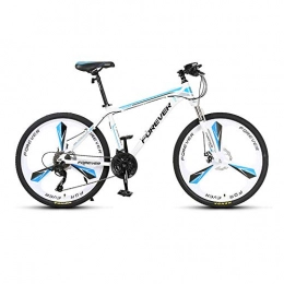 Yuxiaoo Bicicleta Bicicleta, Bicicleta de montaña con ruedas gruesas de 26 pulgadas, Bicicleta con freno de disco doble, Bicicleta de montaña de 27 velocidades, Para adultos y adolescentes, Se adapta a varios terr