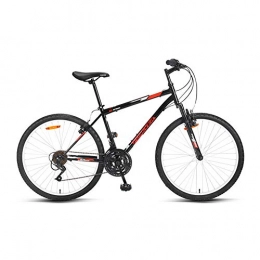 Yuxiaoo Bicicletas de montaña Bicicleta, Bicicleta de montaña de 26", Bicicleta de choque de 18 velocidades, Con marco de bajo alcance de acero de alto carbono, Freno de disco doble mecánico, Para adultos y adolescentes / B