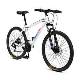 Yuxiaoo Bicicleta Bicicleta, Bicicleta Todoterreno de 24 Velocidades, Bicicleta de Montaña con AmortiguacióN, Para Adultos Y Adolescentes, Cuadro de Acero con Alto Contenido de Carbono, NeumáTicos de 26 Pulgadas