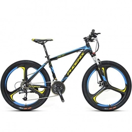 GXQZCL-1 Bicicleta Bicicleta de Montaa, BTT, Bicicleta de montaña, marco de aluminio de aleacin de bicicletas de montaña, doble disco de freno y suspensin delantera, de 26 pulgadas de ruedas, velocidad 27 MTB Bike