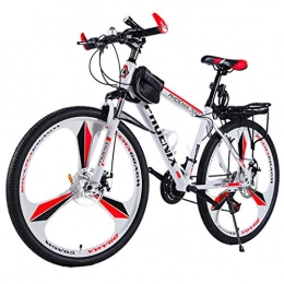 FFF-HAT Bicicleta Bicicleta de montaña 24, 26 pulgadas, cuadro de acero con alto contenido de carbono, bicicleta de velocidad variable para hombres y mujeres adultos Absorción de choque todoterreno 22, 24, 27, bicicl