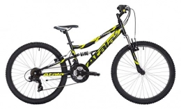 Atala Bicicleta Bicicleta de montaña Atala Storm VB 21V, negro opaco / amarillo flor, 24pulgadas