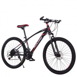 WGYEREAM Bicicleta Bicicleta de Montaña, Barranco de bicicletas con suspensión de doble disco de freno delantero 24 velocidades Bicicletas 24" 26" de la montaña, marco de acero al carbono ( Color : A , Size : 26 inch )