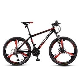 LADDER Bicicleta Bicicleta de Montaña, Bicicleta de montaña, bicicletas marco de aluminio de aleación, doble freno de disco delantero y de bloqueo Tenedor, de 26 pulgadas de ruedas, velocidad 27 ( Color : Black )