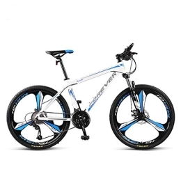 Dsrgwe Bicicleta Bicicleta de Montaña, Bicicleta de montaña, bicicletas marco de aluminio de aleación, doble freno de disco delantero y de bloqueo Tenedor, de 26 pulgadas de ruedas, velocidad 27 ( Color : White )