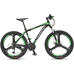 LADDER Bicicleta Bicicleta de Montaña, Bicicleta de montaña, marco de aluminio de aleación de bicicletas de montaña, doble disco de freno y suspensión delantera, de 26 pulgadas de ruedas, velocidad 27 ( Color : A )