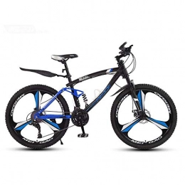 LJLYL Bicicleta Bicicleta de montaña Bicicleta para Adultos, Ligero Acero de Alto Carbono Marco de Cola Suave, Horquilla Delantera amortiguadora, Doble Freno de Disco, A, 26 Inch 30 Speed
