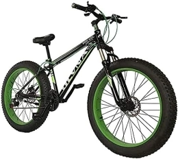 Bicicleta de montaña con neumáticos gruesos de 20/26 pulgadas, bicicleta de carretera al aire libre para hombres y mujeres adultos, bicicleta de arena, velocidad 21-27, freno de disco, horquilla de