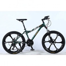 ZHTY Bicicleta Bicicleta de montaña de 24 pulgadas y 24 velocidades para adultos, marco completo de aleación de aluminio liviano, suspensión delantera de rueda, bicicleta para adultos con cambio de estudiantes todo