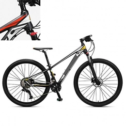 GUOHAPPY Bicicleta Bicicleta de montaña de 29 pulgadas, cambio de velocidad preciso, la cadena no es fácil de caer, estable y segura, adecuada para ciclistas con una altura de 59 pulgadas a 74.8 pulgadas, Black yellow