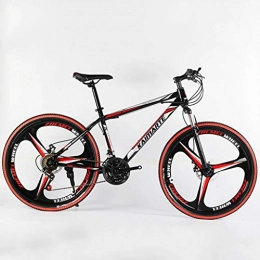 WYLZLIY-Home Bicicleta Bicicleta de montaña Mountainbike Bicicleta 24" MTB las bicicletas de montaña 21 24 27 plazos de envío Barranco delantera de la bici de doble suspensión del marco del freno de disco de acero al carbon