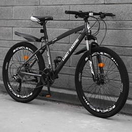 WYLZLIY-Home Bicicleta Bicicleta de montaña Mountainbike Bicicleta Bicicleta de montaña / Bicicletas, carbón del marco de acero, suspensión delantera de doble disco de freno, ruedas de 26 pulgadas Bicicleta De Montaña Mount
