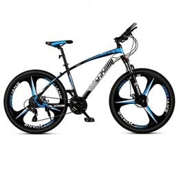WYLZLIY-Home Bicicleta Bicicleta de montaña Mountainbike Bicicleta Bicicleta de montaña, bicicletas de montaña suspensión delantera, de doble freno de disco delantero y suspensión, chasis de acero al carbono, de 26 pulgadas