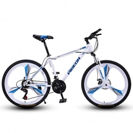 WYLZLIY-Home Bicicleta Bicicleta de montaña Mountainbike Bicicleta Bicicleta de montaña, de 26 pulgadas de ruedas, bicicletas de carbono marco de acero Rígidas de montaña, doble freno de disco delantero y Tenedor Bicicleta