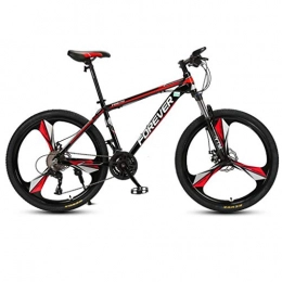 WYLZLIY-Home Bicicleta Bicicleta de montaña Mountainbike Bicicleta De 26 pulgadas de bicicletas de montaña, bicicletas de carbono marco de acero duro-cola, doble disco de freno y suspensión delantera, 24 de velocidad Bicicl