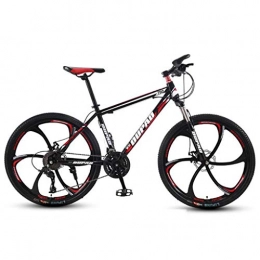 WYLZLIY-Home Bicicleta Bicicleta de montaña Mountainbike Bicicleta MTB / Bicicletas, suspensión delantera y doble freno de disco, de 26 pulgadas ruedas, marco de acero al carbono, de 21 velocidades, 24 velocidades, de 27 ve