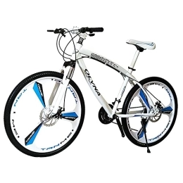 SHANJ Bicicleta Bicicleta de Montaña para Adultos de 26 pulgadas, 21-30 Velocidades, Bicicletas Todoterreno para Hombres y Mujeres, Bicicletas de Carretera al aire libre, Frenos de Disco, Horquillas de Suspensión