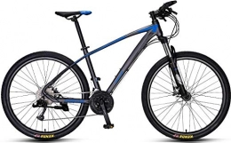 No branded Bicicleta Bicicleta de montaña para adultos, no marca Forever con asiento ajustable, YE880, 33 velocidades, marco de aleación de aluminio, color Aleación hidráulica gris y azul de 66 cm., tamaño 26