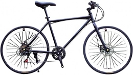 lqgpsx Bicicleta Bicicleta de montaña para deportes extremos para adultos con ruedas de 24 pulgadas, para bicicletas de carretera de 7 velocidades y engranajes fijos para hombres, horquilla delantera, freno de disco dobl
