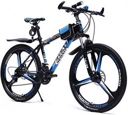 URPRU Bicicleta Bicicleta de montaña Rueda de radios de Cambio Una Rueda Doble Freno de Disco 26 Pulgadas Blue-26 Inches-26_Inches_Blue