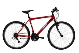 VELO Bicicleta Bicicleta de montaña rígida para hombre, 26 pulgadas, 18 velocidades, mangos giratorios, frenos V-Brake
